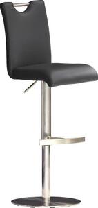 BAROVÁ ŽIDLE, černá, barvy nerez oceli Livetastic - Barové židle, Online Only