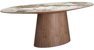 -25 % Dny MOMENTI– Angel Cerdá Ořechový jídelní stůl No. 1177, 220 x 122 cm s porcelánovou deskou