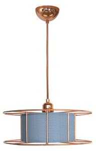 Závěsná industriální lampa Spool Hang Basic barva stínidla: modrá