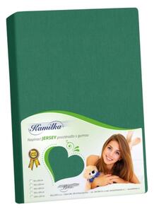 Bellatex Prostěradlo jersey Zelená rozměr 90x200 cm