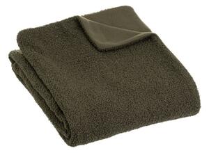 Zelená deka s beránkem 130x160 cm Sherpa Bouclé – Casa Selección