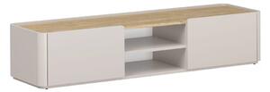 TV stolek se zásuvkou Elivo 170 cm - kašmír / olejovaný dub