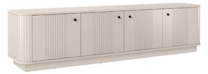 TV stolek Vesper 4D 187 cm - kašmír / černé úchytky