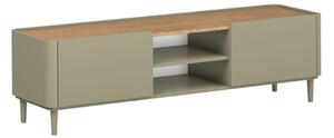 TV stolek Elivo 170 cm na nožkách - eukalyptus / dub baltic dune