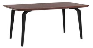 Jídelní stůl AMAS (tmavé dřevo + černá) (pro 6 osob). 1026757