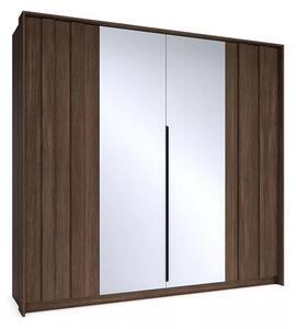 Šatní skříň s osvětlením Flaro 223 cm - dub dunin