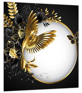 Obraz - Koule se zlatými motivy (30x30 cm)