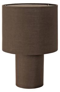 PR Home Leah stolní lampa bavlna výška 28cm hnědá