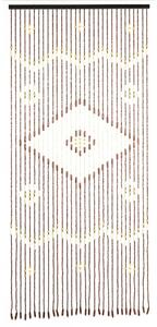 Bambusový závěs do dveří v přírodní barvě 90x200 cm Rhombus – Maximex