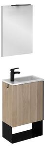 Riva Indus Koupelnový set, 46 cm, dřevotříska, bříza