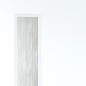 Doornite Basic Interiérové dveře Vertika, 70 P, 746 × 1983 mm, lakované, pravé, bílé, prosklené