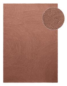 Ručně tkaný vlněný koberec v terakotové barvě 80x150 cm Calmio – Hanse Home