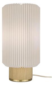 Stolní lampa Cylinder velikost: výška 37cm x průměr 20cm, barva dřeva: světlý dub