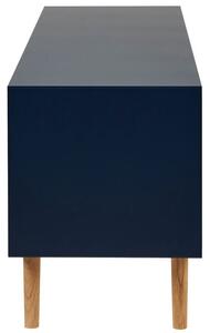 Tmavě modrý lakovaný TV stolek Tom Tailor Color Box 170 x 44 cm