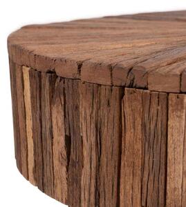 Dřevěný kulatý konferenční stolek Somcasa Tarak 70 cm