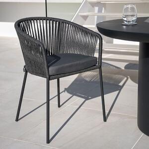 OnaDnes -20% Černá pletená židle Kave Home Yanet