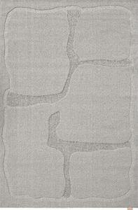 Šedý vlněný koberec 160x230 cm Morphic Organica – Agnella