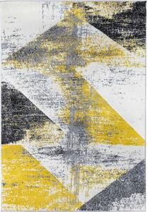 Ayyildiz Hali kusový koberec Alora A1012 žlutá