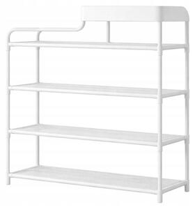 Verk 27495 Regál na boty s 5 policemi 82 x 59 x 22 cm, bílý