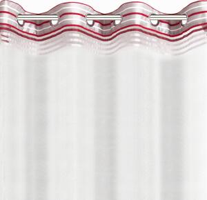 Dekorační závěs ELVIS červená/stříbrná 140x250 cm (cena za 1 kus) MyBestHome