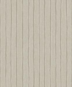 Vliesová tapeta na zeď, šedo-hnědá, pruhy, PW4008, Precious Weaves, Grandeco