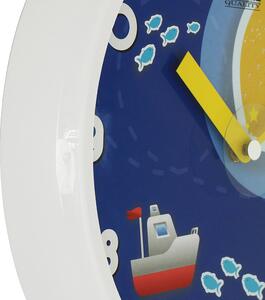 Dětské nástěnné hodiny bílé MPM E01.3091