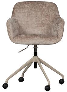 Hoorns Béžová čalouněná kancelářská židle Rosso