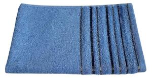 Měkoučký ručník ZARA s jemným proužkem. Velikost 40x60 cm. Barva ručníku je světle modrá