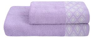 Set ručníku a osušky TANTA fialový
