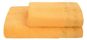 Set ručníku a osušky HELIX oranžový