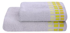 Set ručníku a osušky DERNA žlutý