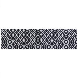 Koberec 80 x 300 cm černý/bílý KARUNGAL