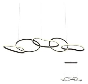 Redo 01-2599 - LED Stmívatelný lustr na lanku BIAS LED/108,6W/230V 3000K černá