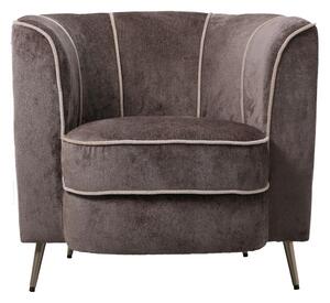 PTMD Collection John Grey fauteuil Afrodita 7 mocco béžových pruhů