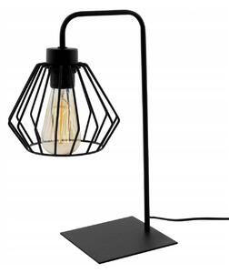 Stolní lampa NUVOLA, 1x černé drátěné stínítko