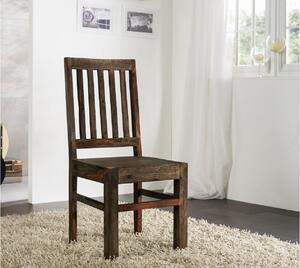 PLAIN SHEESHAM Jídelní židle dřevěná - opěradlo krátké, palisandr