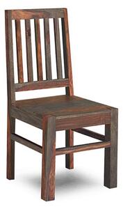 PLAIN SHEESHAM Jídelní židle dřevěná - opěradlo krátké, palisandr