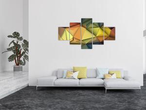 Obraz - Polygonální 3D abstrakce (125x70 cm)