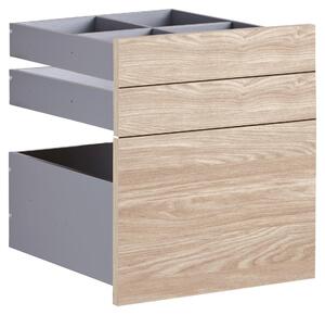 SADA ZÁSUVEK, barvy dubu, 45,3/50,3/46,8 cm Hom`in - Šatní skříně
