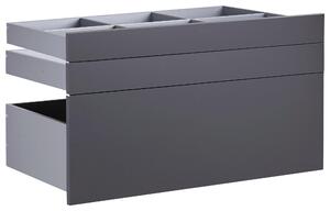 SADA ZÁSUVEK, antracitová, 90,9/50,3/46,8 cm Hom`in - Šatní skříně