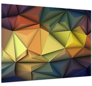 Obraz - Polygonální 3D abstrakce (70x50 cm)