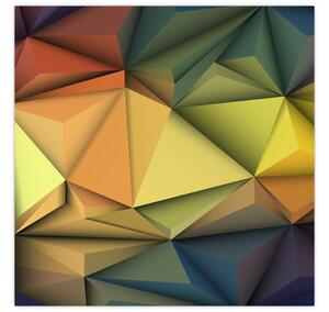 Obraz - Polygonální 3D abstrakce (30x30 cm)