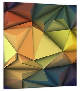 Obraz - Polygonální 3D abstrakce (30x30 cm)