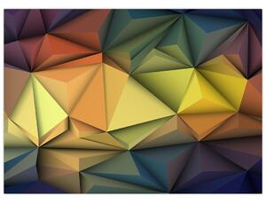 Obraz - Polygonální 3D abstrakce (70x50 cm)