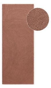 Ručně tkaný vlněný běhoun v terakotové barvě 80x200 cm Calmio – Hanse Home