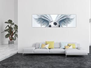 Obraz - Balón s křídly (170x50 cm)