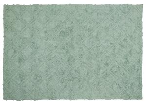 Bavlněný koberec 140 x 200 cm zelený HATAY
