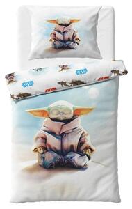 Dětské povlečení Star Wars Baby Yoda 140x200/70x90 cm