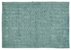 Bavlněný koberec 140 x 200 cm mátový SIRNAK