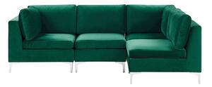 Rohová sedací souprava EVENA (zelená) (pro 4 osoby) (P). 1026845